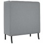 Sofa de Espalda Alta Gris claro 109 x 56 x 121 cm tela en Sofás | Comprar online en Foru.es