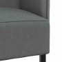 Sofa de Espalda Alta Gris oscuro 109 x 56 x 121 cm tela en Sofás | Comprar online en Foru.es