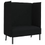 Sofa de Espalda Alta Negro 109 x 56 x 121 cm tela en Sofás | Comprar online en Foru.es