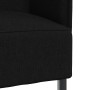 Sofa de Espalda Alta Negro 109 x 56 x 121 cm tela en Sofás | Comprar online en Foru.es