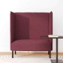 Sofa de Espalda Alta Rojo vino tinto 109 x 56 x 121 cm tela en Sofás | Comprar online en Foru.es