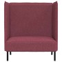 Sofa de Espalda Alta Rojo vino tinto 109 x 56 x 121 cm tela en Sofás | Comprar online en Foru.es