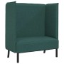 Sofa de Espalda Alta Verde oscuro 109 x 56 x 121 cm tela en Sofás | Comprar online en Foru.es