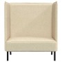 Sofa de Espalda Alta Crema 109 x 56 x 121 cm tela en Sofás | Comprar online en Foru.es