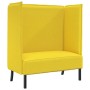 Sofa de Espalda Alta Amarillo claro 109 x 56 x 121 cm tela en Sofás | Comprar online en Foru.es