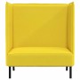 Sofa de Espalda Alta Amarillo claro 109 x 56 x 121 cm tela en Sofás | Comprar online en Foru.es