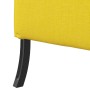 Sofa de Espalda Alta Amarillo claro 109 x 56 x 121 cm tela en Sofás | Comprar online en Foru.es