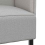 Sofa de Espalda Alta Gris nube 109 x 56 x 121 cm tela en Sofás | Comprar online en Foru.es