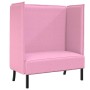 Sofa de Espalda Alta Rosa 109 x 56 x 121 cm tela en Sofás | Comprar online en Foru.es