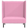 Sofa de Espalda Alta Rosa 109 x 56 x 121 cm tela en Sofás | Comprar online en Foru.es