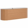 Cama elevada Marrón 240 x 80 x 81 cm Acero en Macetas y jardineras | Comprar online en Foru.es