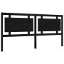 Estructura de cama con cabecero madera maciza negro 200x200 cm de vidaXL, Camas y somieres - Ref: Foro24-3192190, Precio: 220...
