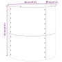 Cama elevada Marrón 80 x 80 x 81 cm Acero en Macetas y jardineras | Comprar online en Foru.es