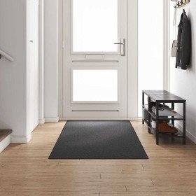Runner de Alfombra Gris oscuro 100 x 300 cm 100% Polipropileno en Alfombras | Comprar online en Foru.es