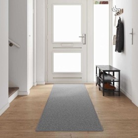 Runner de Alfombra Gris Claro 80 x 500 cm 100% Polipropileno en Alfombras | Comprar online en Foru.es