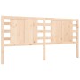 Estructura de cama con cabecero madera maciza 200x200 cm de vidaXL, Camas y somieres - Ref: Foro24-3192836, Precio: 158,39 €,...