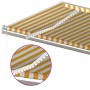 Toldo automático LED sensor de viento amarillo/blanco 500x300cm en Toldos | Comprar online en Foru.es