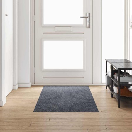 Runner de Alfombra Gris 80 x 250 cm tela en Alfombras | Comprar online en Foru.es