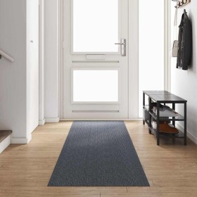 Runner de Alfombra Gris 80 x 400 cm tela en Alfombras | Comprar online en Foru.es