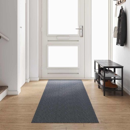 Runner de Alfombra Gris 80 x 400 cm tela en Alfombras | Comprar online en Foru.es