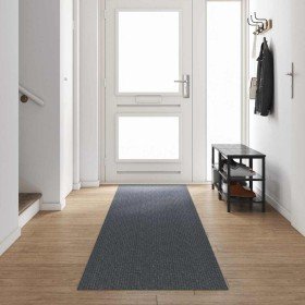 Runner de Alfombra Gris 80 x 500 cm tela en Alfombras | Comprar online en Foru.es