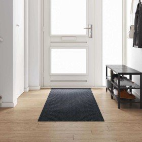 Runner de Alfombra Antracita 80 x 300 cm tela en Alfombras | Comprar online en Foru.es