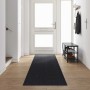 Runner de Alfombra Antracita 80 x 500 cm tela en Alfombras | Comprar online en Foru.es