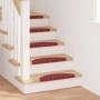 Alfombras autoadhesivas para escaleras 15 pcs Rojo en Hogar | Comprar online en Foru.es