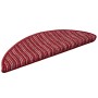 Alfombras autoadhesivas para escaleras 15 pcs Rojo en Hogar | Comprar online en Foru.es