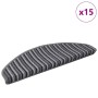 Alfombras autoadhesivas para escaleras 15 pcs Gris en Hogar | Comprar online en Foru.es