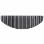 Alfombras autoadhesivas para escaleras 15 pcs Gris en Hogar | Comprar online en Foru.es