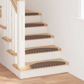 Alfombras autoadhesivas para escaleras 15 pcs Marrón en Hogar | Comprar online en Foru.es