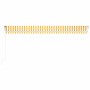 Toldo automático LED sensor de viento amarillo blanco 600x300cm en Toldos | Comprar online en Foru.es