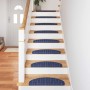 Alfombras autoadhesivas para escaleras 15 pcs Azul en Hogar | Comprar online en Foru.es