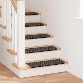 Alfombras autoadhesivas para escaleras Rayado 15 pcs Antracita en Hogar | Comprar online en Foru.es