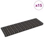 Alfombras autoadhesivas para escaleras Rayado 15 pcs Antracita en Hogar | Comprar online en Foru.es