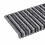 Alfombras autoadhesivas para escaleras Rayado 15 pcs Gris en Hogar | Comprar online en Foru.es