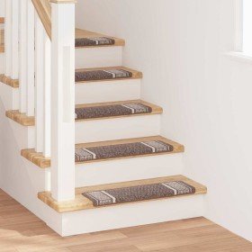 Alfombras autoadhesivas para escaleras 15 pcs Marrón en Hogar | Comprar online en Foru.es