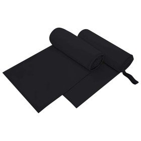 Toallas Deportivas 2 pcs Negro 200 x 100 cm en Toallas | Comprar online en Foru.es