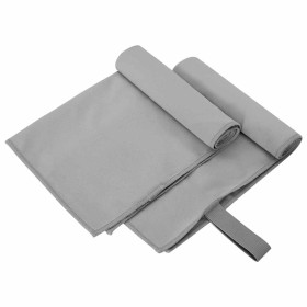 Toallas Deportivas 2 pcs Gris oscuro 50 x 30 cm en Toallas | Comprar online en Foru.es