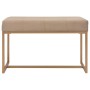 Banco 80 cm terciopelo beige de vidaXL, Bancos para recibidores y almacenamiento - Ref: Foro24-247559, Precio: 91,27 €, Descu...