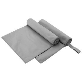 Toallas Deportivas 2 pcs Gris oscuro 100 x 50 cm en Toallas | Comprar online en Foru.es