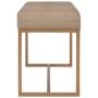 Banco 80 cm terciopelo beige de vidaXL, Bancos para recibidores y almacenamiento - Ref: Foro24-247559, Precio: 91,27 €, Descu...