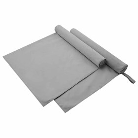 Toallas Deportivas 2 pcs Gris oscuro 90 x 180 cm en Toallas | Comprar online en Foru.es