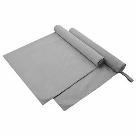 Toallas Deportivas 2 pcs Gris oscuro 90 x 180 cm en Toallas | Comprar online en Foru.es