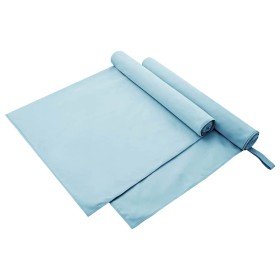 Toallas Deportivas 2 pcs Azul 180 x 90 cm Poliéster y Poliamida en Toallas | Comprar online en Foru.es