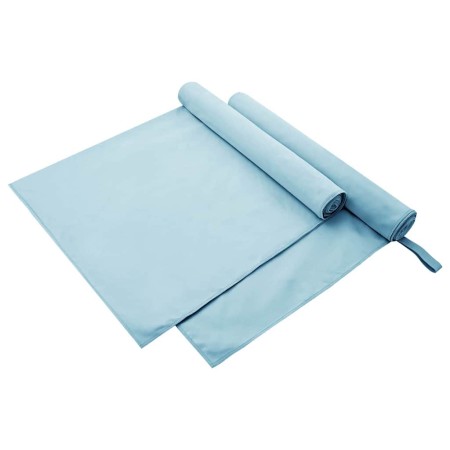 Toallas Deportivas 2 pcs Azul 180 x 90 cm Poliéster y Poliamida en Toallas | Comprar online en Foru.es
