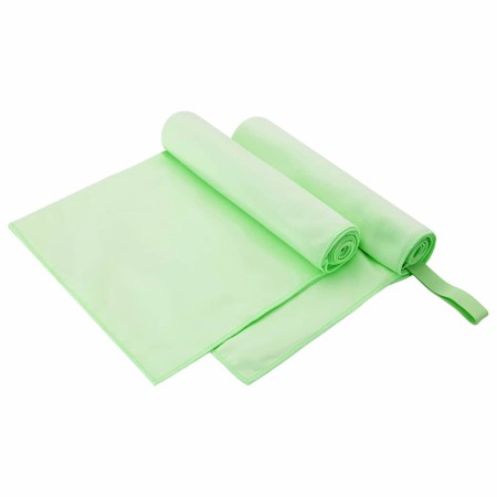 Toallas Deportivas 2 pcs Verde 100 x 50 cm en Toallas | Comprar online en Foru.es