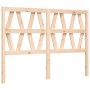 Estructura de cama con cabecero madera maciza 120x200 cm de vidaXL, Camas y somieres - Ref: Foro24-3192486, Precio: 126,53 €,...