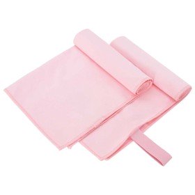 Toallas Deportivas 2 pcs Rosa 50 x 30 cm Poliéster y Poliamida en Toallas | Comprar online en Foru.es